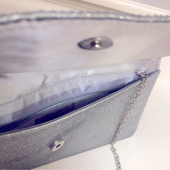 Alma En Peña Silver Rhinestone Sandals-Menbure Evening and Hand-pack NWT Italy - Picture 11 of 12